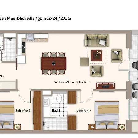 Apartment Apartmentanlage Meerblickvilla Apartmentanlage Meerblickvilla 2-24 *